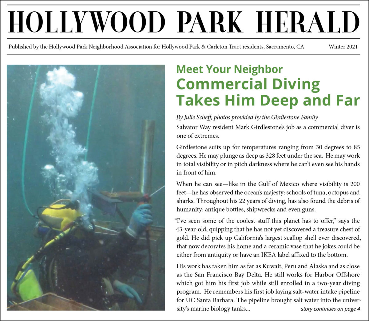 Hollywood Park Herald Winter 2021