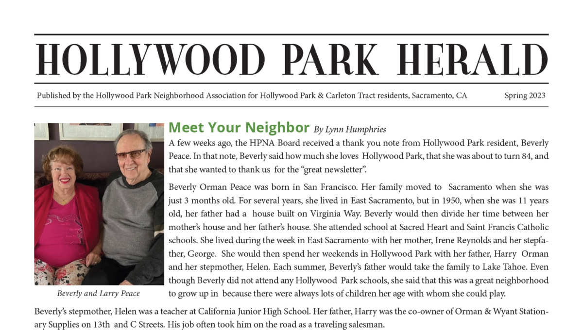 Hollywood Park Herald Spring 2023
