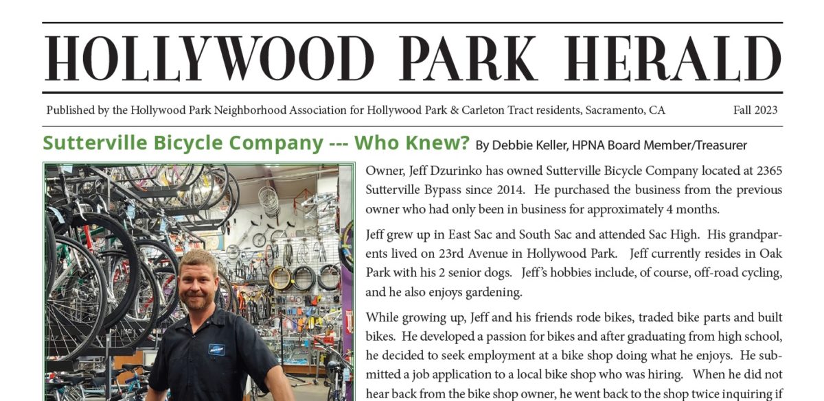 Hollywood Park Herald Fall 2023